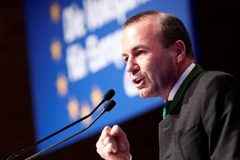 Ông Manfred Weber, lãnh đạo đảng Nhân dân châu Âu (EPP) trung hữu. (Nguồn: hungarytoday)