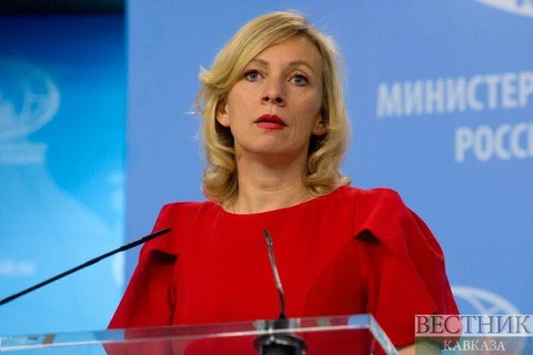 Người phát ngôn Bộ Ngoại giao Nga Maria Zakharova. (Nguồn: vestnikkavkaza.net)