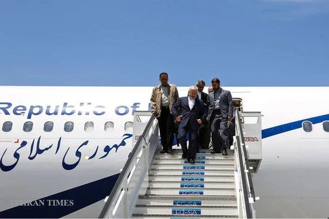 Ngoại trưởng Iran Mohammad Javad Zarif đã tới thủ đô Baghdad. (Nguồn: mehrnews.com)