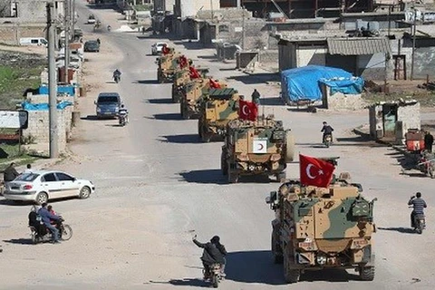 Lực lượng quân đội Thổ Nhĩ Kỳ ở Afrin. (Nguồn: AFP)