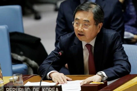 Thứ trưởng Ngoại giao Hàn Quốc Cho Hyun. (Ảnh: AFP/TTXVN)
