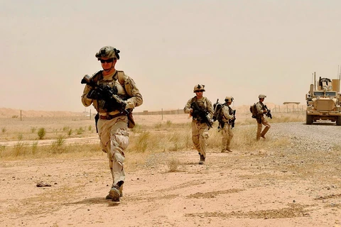 Binh sỹ Mỹ tại Iraq. (Nguồn: U.S. Navy)