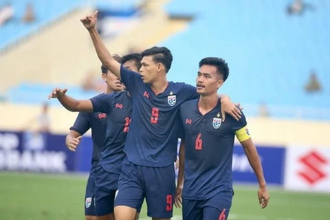 U23 Thái Lan thắng đậm U23 Indonesia. (Nguồn:Tuoitre.vn)