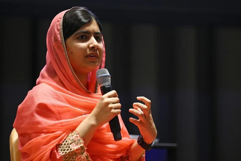 Malala Yousafzai, chủ nhân giải Nobel Hòa Bình 2014.