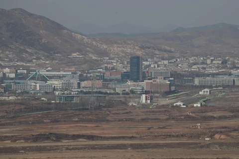 Quang cảnh Khu công nghiệp chung Kaesong. (Nguồn: Yonhap/TTXVN)