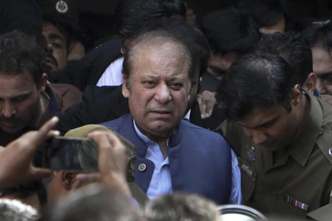 Cựu Thủ tướng Pakistan Nawaz Sharif. (Nguồn: AFP)