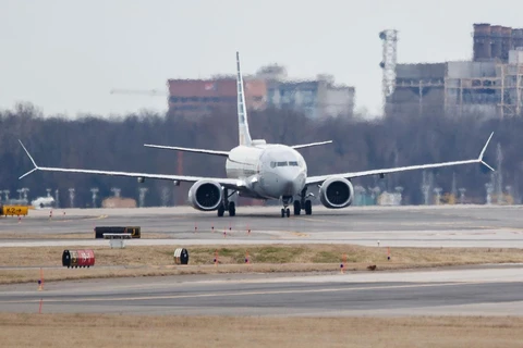 Máy bay Boeing 737 MAX. (Ảnh: THX/TTXVN)