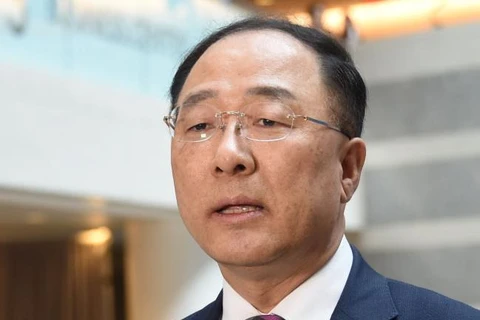Bộ trưởng Kinh tế và Tài chính Hàn Quốc Hong Nam-ki. (Nguồn: Yonhap)