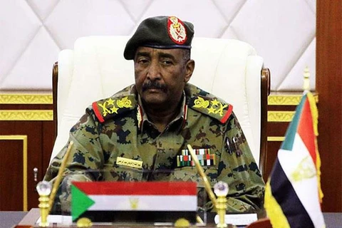 Chủ tịch Hội đồng Quân sự chuyển tiếp Sudan (TMC), Tướng Abdel Fattah al-Burhan. (Nguồn: AFP)