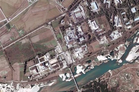 Hình ảnh vệ tinh chụp cơ sở hạt nhân Yongbyon (Triều Tiên). (Nguồn: EPA/TTXVN)