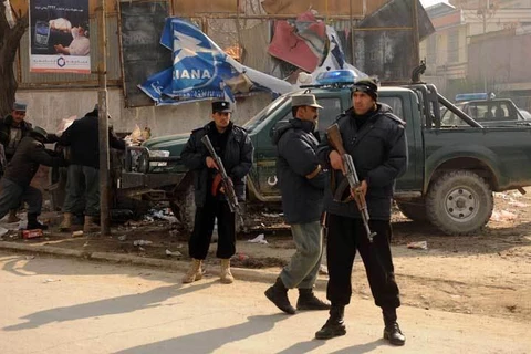 Lực lượng an ninh Afghanistan. (Nguồn: AFP)