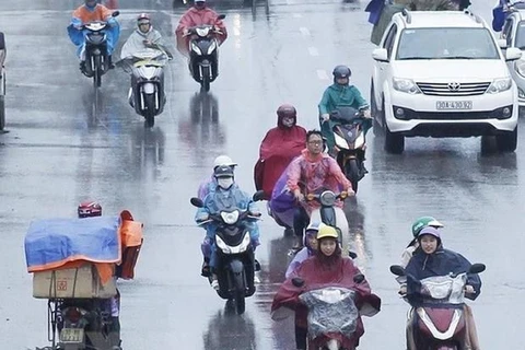 Các tỉnh Bắc Bộ và Thanh Hóa có mưa, mưa vừa, có nơi mưa to và dông mạnh. (Ảnh minh họa: TTXVN)