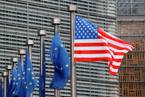 Ông Trump nêu rõ thâm hụt thương mại của châu Âu với Mỹ trong nhiều năm qua là vô cùng lớn. (Nguồn: Reuters)