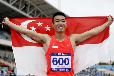 SEA Games 31: VĐV chạy vượt rào Singapore 9 lần phá kỷ lục quốc gia