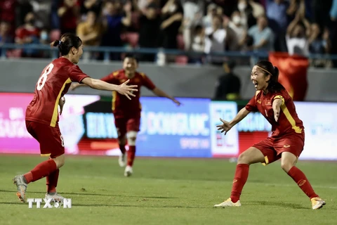Link xem trực tiếp bóng đá nữ Việt Nam-Myanmar tranh vé chung kết