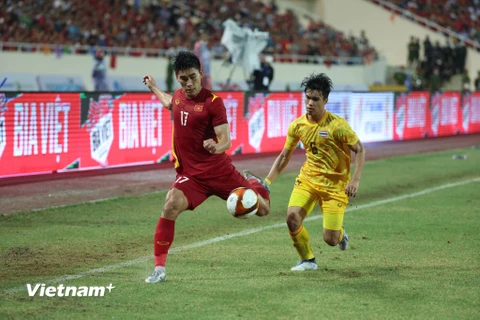 U22 Việt Nam đã đánh bại U22 Thái Lan để giành huy chương vàng SEA Games 31. (Ảnh: Hải An/Vietnam+) 