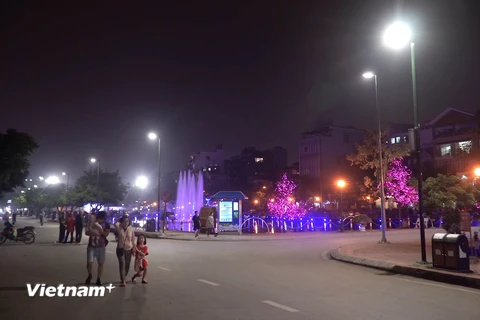 Quang cảnh phố đi bộ Trịnh Công Sơn. (Ảnh: Minh Hiếu/Vietnam+)