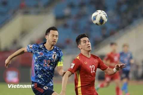 Đội tuyển Việt Nam có 2 trận giao hữu quốc tế trong tháng 9. (Ảnh: PV/Vietnam+)
