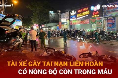 TP.HCM: Tài xế gây tai nạn liên hoàn có nồng độ cồn trong máu