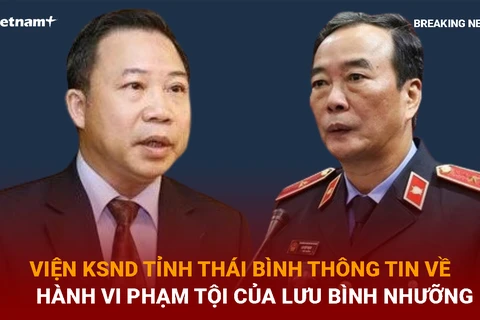 Viện Kiểm sát Nhân dân Thái Bình thông tin về hành vi của ông Lưu Bình Nhưỡng