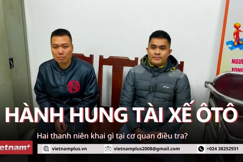 Thanh niên 'hổ báo' hành hung tài xế ôtô ở đường vành đai 2 khai gì với công an?