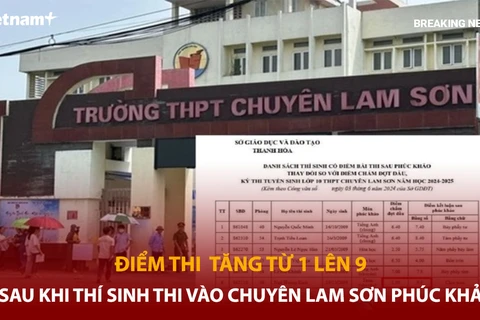 Bản tin 60s: Thi Lam Sơn bị 1 điểm, thí sinh được nâng lên 9 điểm sau phúc khảo 