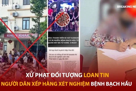 Bản tin 60s: Xử phạt vụ loan tin người dân xếp hàng xét nghiệm bệnh bạch hầu