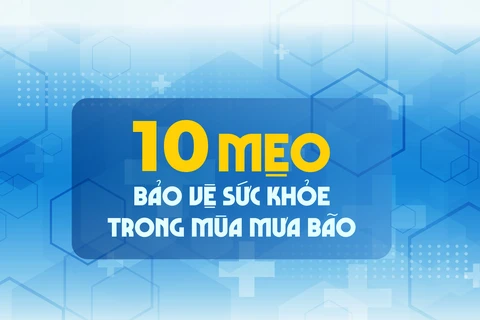 10 phương pháp bảo vệ sức khỏe trong mùa bão lụt và mưa lũ