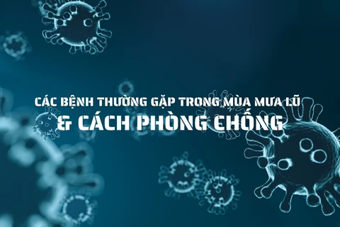 Biện pháp phòng chống các bệnh thường gặp trong mùa mưa lũ 