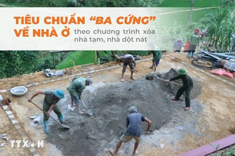 Những tiêu chuẩn nhà ở trong chương trình xóa nhà tạm, nhà dột nát