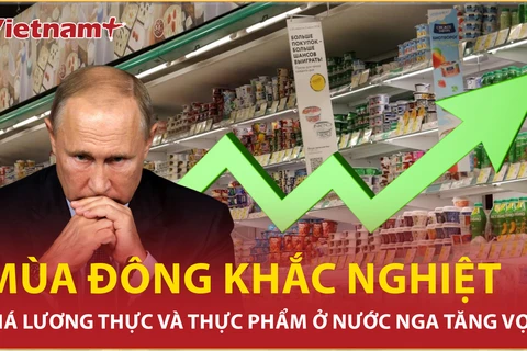 Mùa Đông khắc nghiệt, vì sao giá lương thực và thực phẩm ở nước Nga tăng vọt?