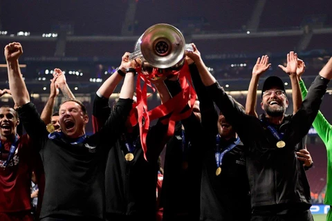 Juergen Klopp đã phá dớp "Vua về nhì" với chức vô địch Champions League (Ảnh: AFP)