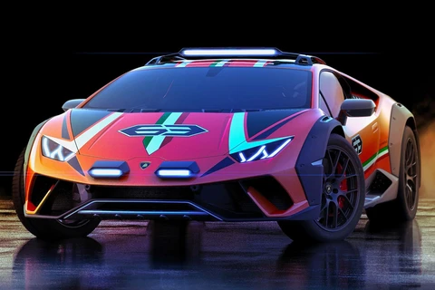 Sterrato cho thấy Lamborghini sẵn sàng lao vào những cuộc đua địa hình. (Ảnh: Top Gear) 