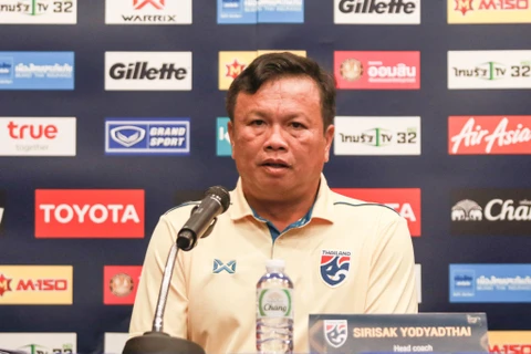 Huấn luyện viên trưởng đội tuyển Thái Lan, ông Sirisak Yodyardthai