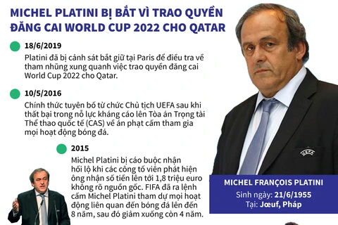 Quá trình dẫn đến vụ bắt giữ cựu Chủ tịch UEFA Michel Platini