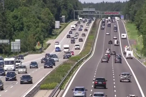 Một tuyến đường cao tốc tại Đức. (Ảnh: DPA)