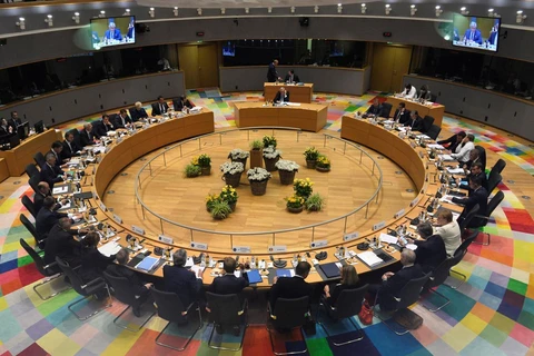 Các nhà lãnh đạo EU nhóm họp tại Brussels. (Ảnh: Reuters)