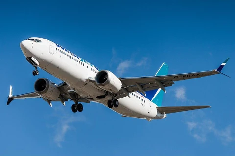 Máy bay Boeing 737 MAX 8 tại Canada. (Ảnh: Wikipedia)