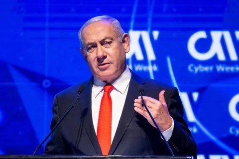 Thủ tướng Israel Benjamin Netanyahu phát biểu tại Cyber Week 2019. (Ảnh: Haaretz)