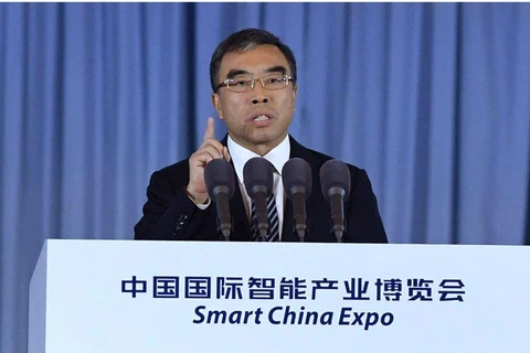 Chủ tịch Huawei Lương Hoa. (Ảnh: Reuters)