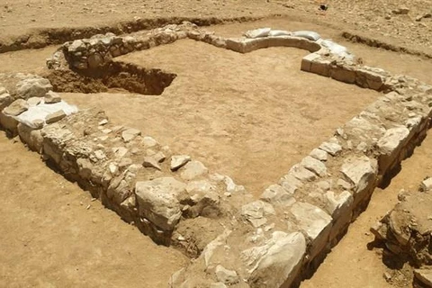 Tàn tích của đền thờ tại Israel. (Ảnh: Arutz Sheva)