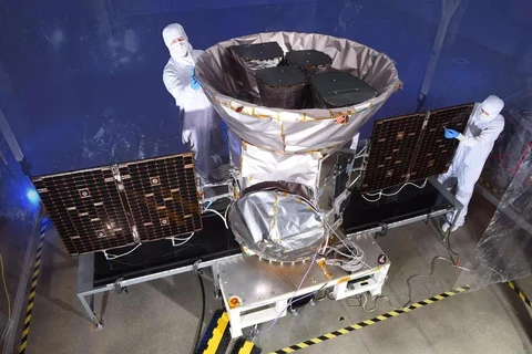 Vệ tinh quan sát TESS của NASA. (Ảnh: NASA)