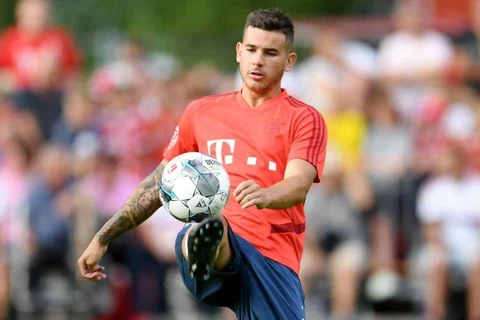 Lucas Hernandez trong màu áo Bayern Munich. (Ảnh: Reuters)