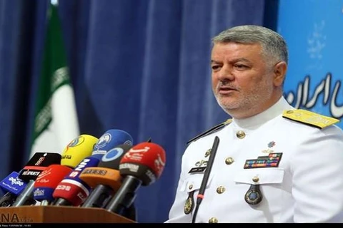 Tư lệnh Hải quân Iran Hossein Khanzadi. (Ảnh: IRNA)