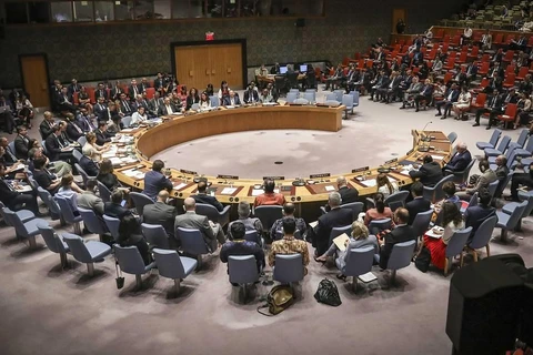 Phiên họp của Hội đồng Bảo an Liên hợp quốc. (Ảnh: AP)