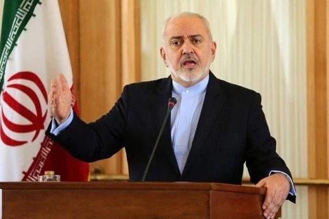 Ngoại trưởng Iran Mohammad Javad Zarif phát biểu tại Tehran. (Ảnh: IRNA/TTXVN) 