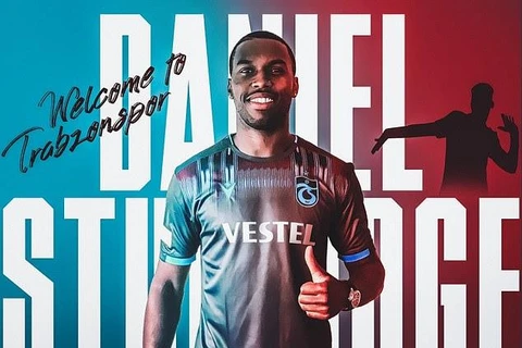 Daniel Sturridge gia nhập Trabzonspor với bản hợp đồng 3 năm. (Ảnh: Twitter)