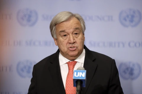Tổng thư ký Liên hợp quốc Antonio Guterres tại New York, Mỹ. (Ảnh: THX/TTXVN)