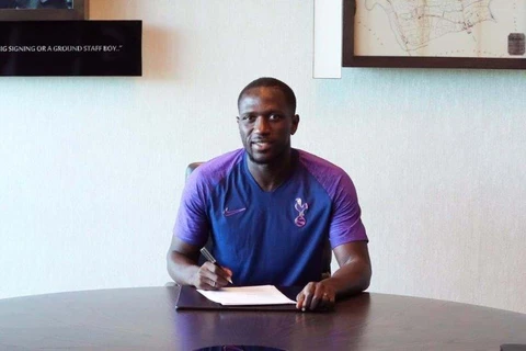 Moussa Sissoko rất vui khi được ký hợp đồng mới với Tottenham. (Ảnh: Tottenham Hotspur)