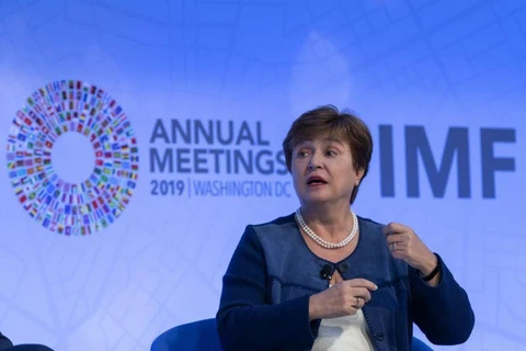 Tổng giám đốc IMF Kristalina Georgieva. (Ảnh: EPA/EFE)